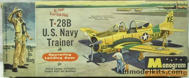 Monogram 1/48 T-28B US Navy Trainer / ATU-801 - Four Star Issue, P14-98 plastic model kit